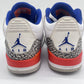 Size 7Y/8.5W - Jordan 3 Retro Knicks White Orange 136064-148 Mens Sneakers