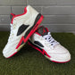 Nike Air Jordan 5 Retro Low GS Fire Red White Black 314338-101 Mens Size 6.5