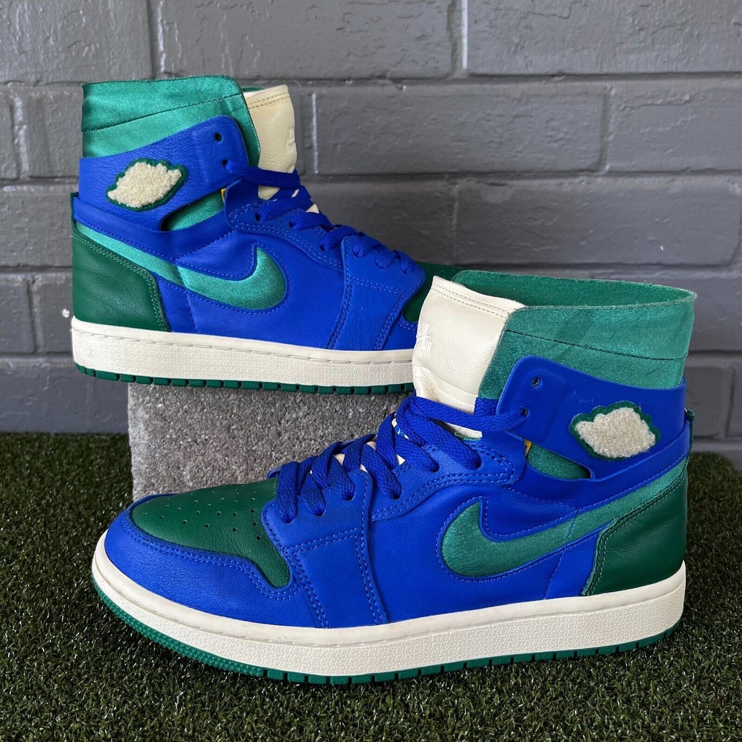 Nike Air Jordan 1 High Zoom CMFT Hyper Royal/Green DJ1199-400 Women's Size 8.5