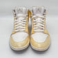 Size 11.5 - Jordan 1 Phat White/Yellow 364770-102 Mens Sneakers