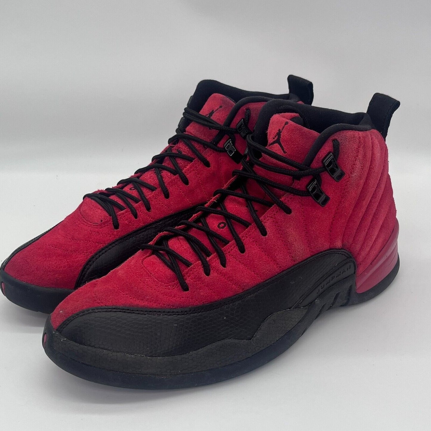 Size 10.5 - Jordan 12 Retro Reverse Flu Game Red CT8013-602 Mens Sneakers