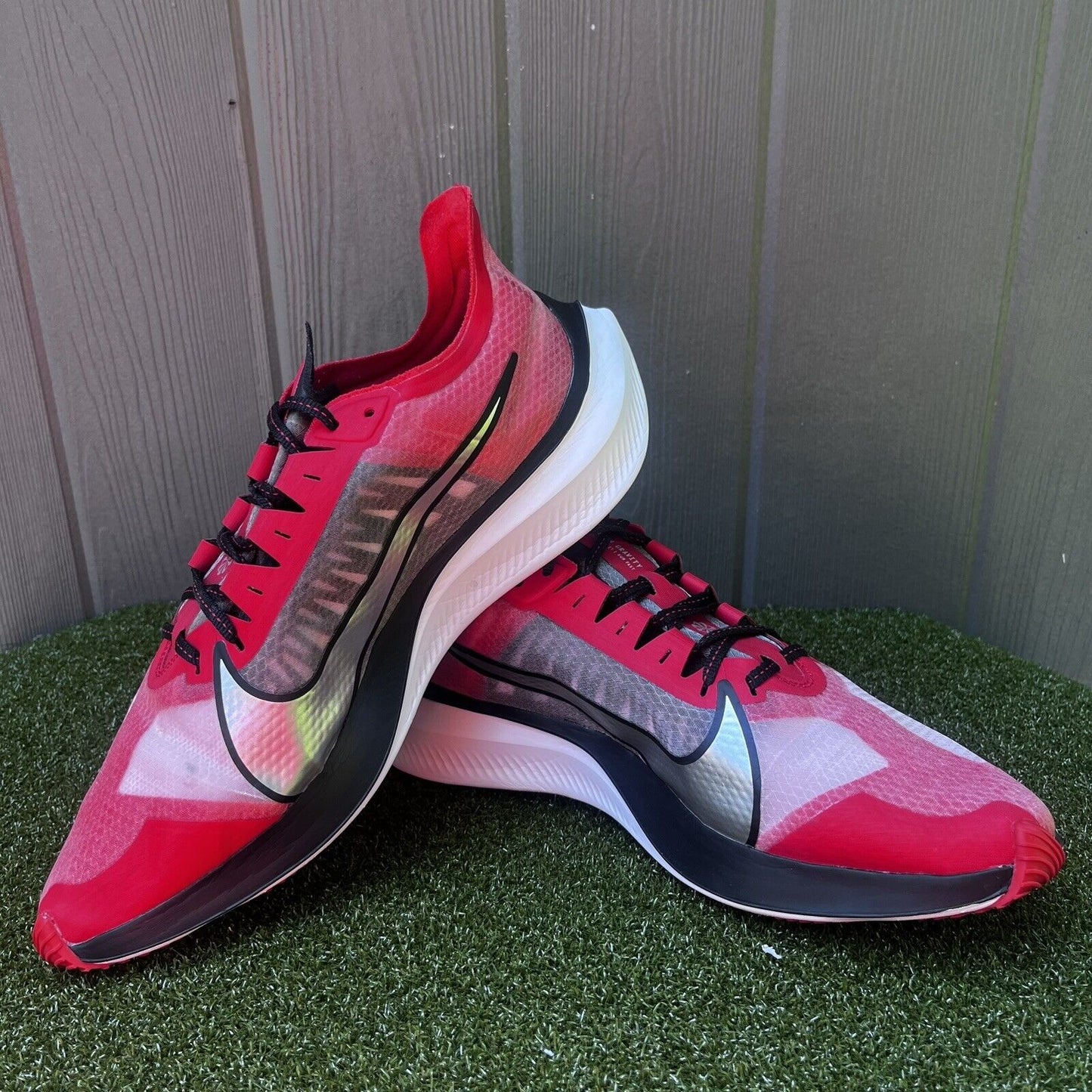 Nike Zoom Gravity Mens CT1740-600 University Red Silver Running Shoes Size 11.5