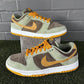 Size 8W/6.5M - Nike Dunk Low Dusty Olive Green Yellow DH5360-300 Womens Sneakers