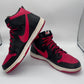 Nike Dunk High CMFT Bred Varsity Black Red 705434-600 Sneaker Men's Size 13