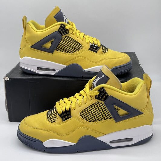Size 10 - Jordan 4 Retro Lightning 2021 CT8527-700 Mens Sneakers
