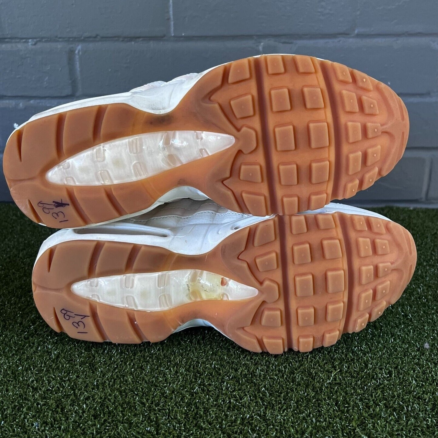 Nike Air Max 95 Sail Gum White/Guava Ice 307960-111 Sneakers Womens Size 8