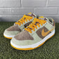 Size 8W/6.5M - Nike Dunk Low Dusty Olive Green Yellow DH5360-300 Womens Sneakers