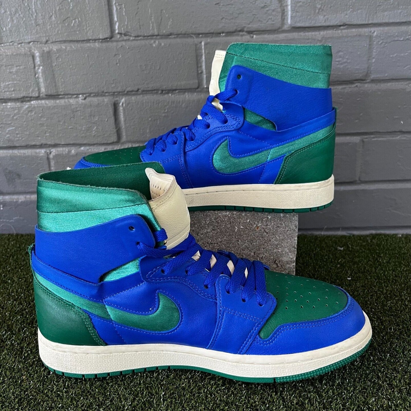 Nike Air Jordan 1 High Zoom CMFT Hyper Royal/Green DJ1199-400 Women's Size 8.5