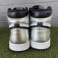 Size 10.5 - Jordan 1 Retro High OG Silver Toe CD0461-001 Mens Sneakers