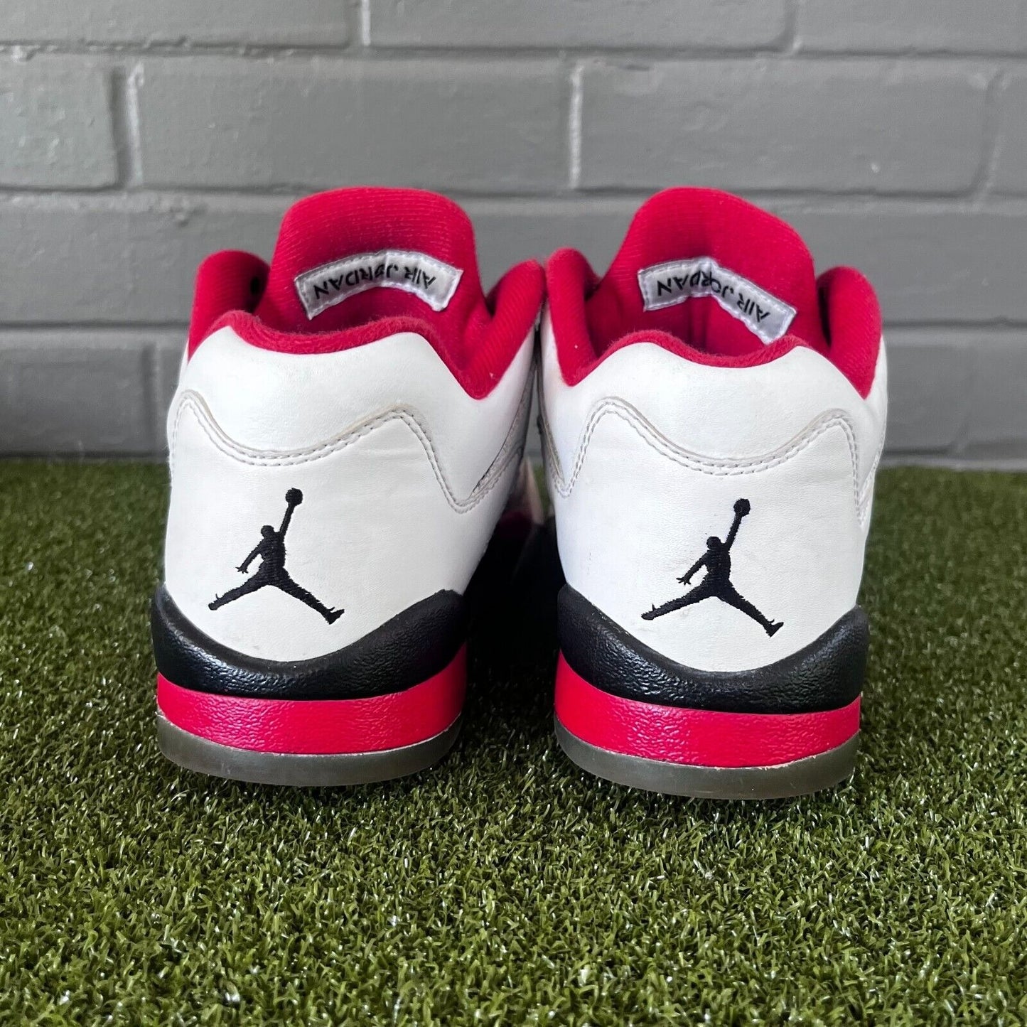 Nike Air Jordan 5 Retro Low GS Fire Red White Black 314338-101 Mens Size 6.5