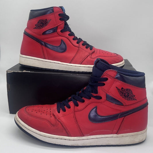 Size 10 - Nike Air Jordan 1 Retro High David Letterman 555088-606 Mens Sneakers