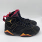 Size 9.5 - Jordan 7 Retro Citrus 2022 Black CU9307-081 Mens Sneakers