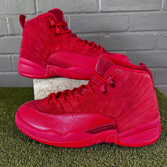 Size 10 - SAMPLE PAIR Nike Air Jordan 12 Retro Gym Red DBOM 130690 Mens Sneakers