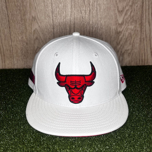 One Size - New Era Chicago Bulls NBA 9FIFTY White Orange Snapback Hat NWT