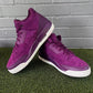 Nike Air Jordan 3 Retro Bordeaux Purple Sail AH7859-600 Sneakers Womens Size 9.5