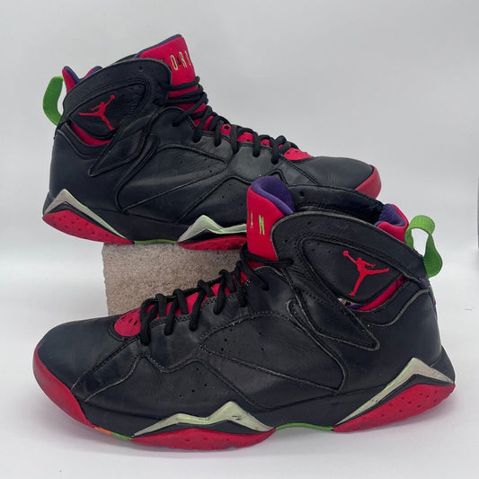 Size 10.5 - Jordan 7 Retro Marvin the Martian Black/Red 304775-029