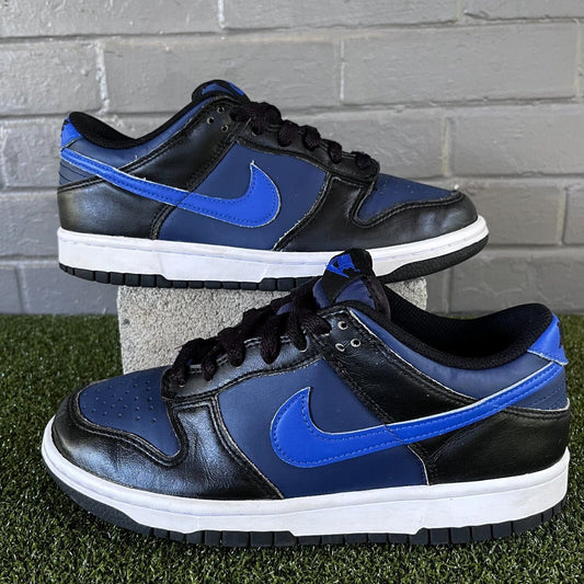 Size 6.5Y/8W - Nike Dunk Low GS Black Midnight Navy Black DH9765-402 Sneakers