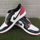 Size 11 - Jordan 1 Low Retro OG Black Toe Red CZ0790-106 Men’s Sneakers