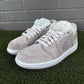 Size 6.5W - Jordan 1 Low SE Sherpa Fleece Gray/White DO0750-002 Womens Shoes