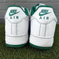 Size 10 - Nike Air Force 1 Contrast Stitch White Pine Green CV1724-100 Mens Sneakers