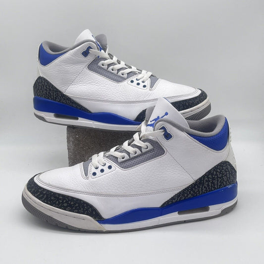Size 11.5 - Nike Air Jordan 3 Retro Racer Blue 2021 CT8532-145 Men’s Sneakers