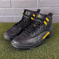Nike Air Jordan 12 Retro Black Taxi CT8013-071 Sneakers Men's Size 9