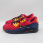 Size 12 - Nike Air Max 90 Premium City Pack London CJ1794-600 Mens Sneakers Red