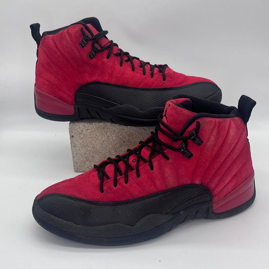 Size 10.5 - Jordan 12 Retro Reverse Flu Game Red CT8013-602 Mens Sneakers