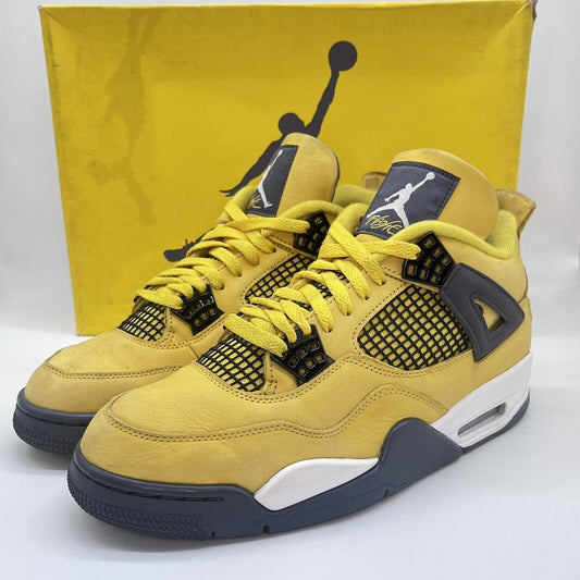 Size 10 - Jordan 4 Retro Lightning 2021 CT8527-700 Yellow Sneakers