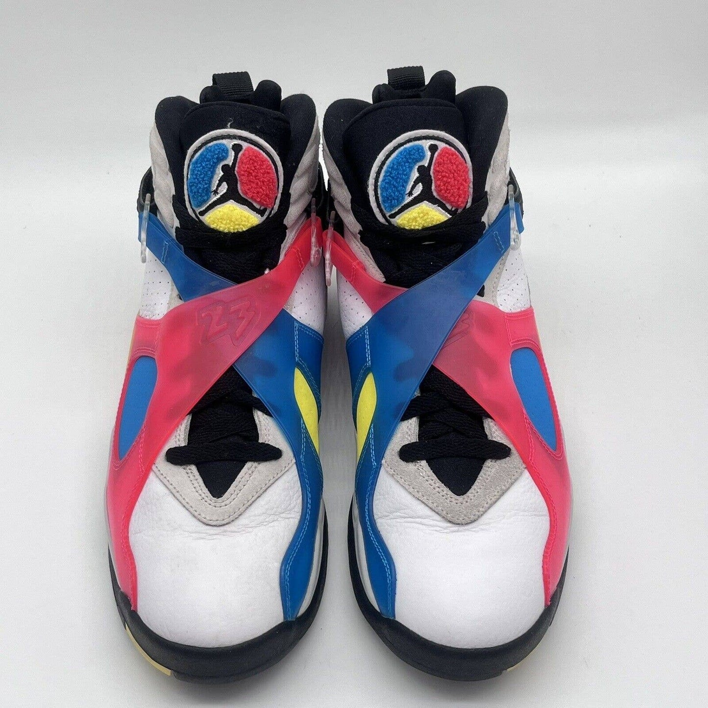 Size 9.5 - Jordan 8 Retro SE White Multicolor BQ7666–100 Pink Sneakers