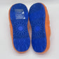 Size 12 - UGG Men's Soft Fluff You Slide Orange Blue Slip on Casual Slipper Shoe